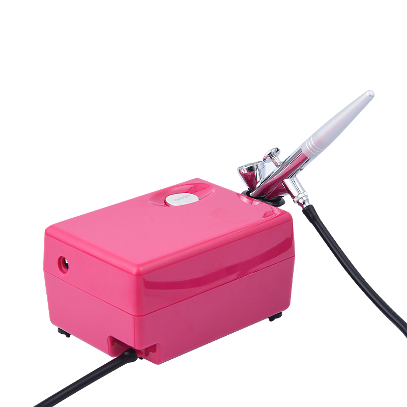 25 PSI Makeup Airbrush Kit dengan pena semburan berus udara pemampat untuk hiasan kek hobi tatu, cookie, coklat, makanan, amazon 
