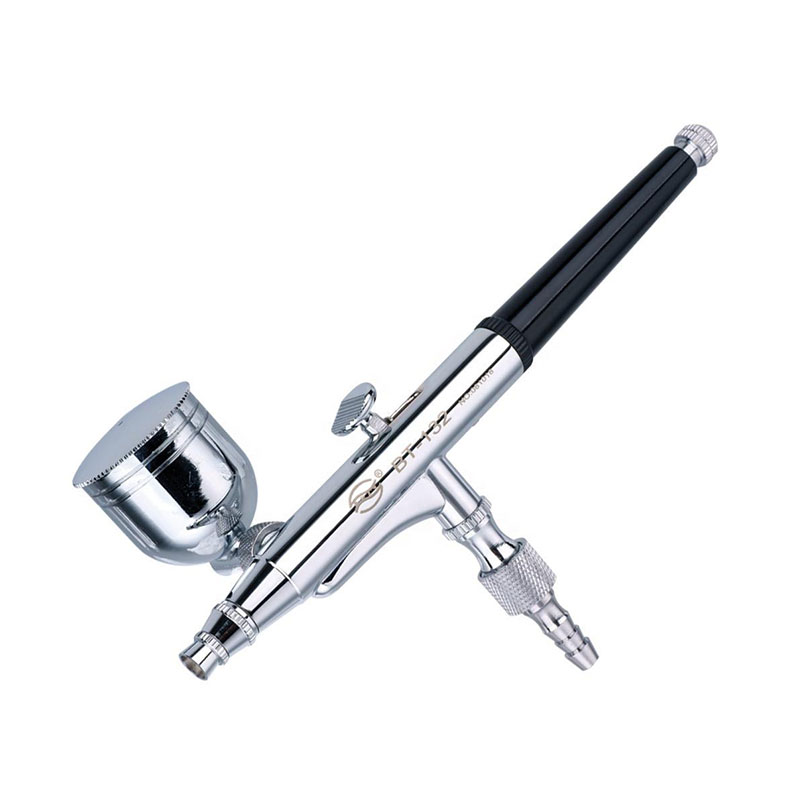 Kecekapan Tinggi Tindakan Double Gravity Feed Airbrush untuk Airbrush Tatu Badan