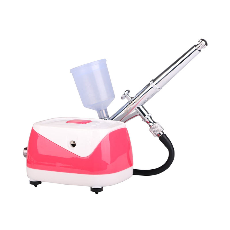 Kit airbrush dengan mini udara pemampat udara untuk solek airbrush, lukisan badan