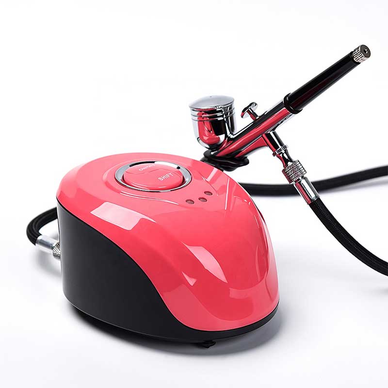 35 PSI Model Airbrush Compressor Nail Art Kit Makeup Air Brush Machine Untuk badan lukisan badan Tan Tan
