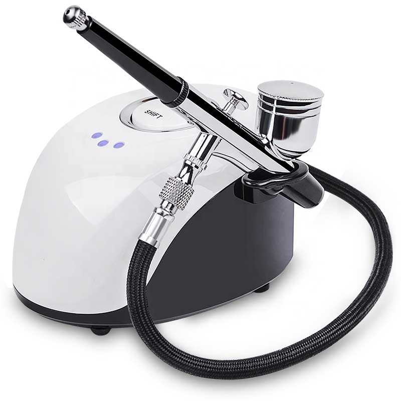 Kit pemampat airbrush pelbagai guna untuk seni kuku, tatu, menghias kek, dan solek airbrushing