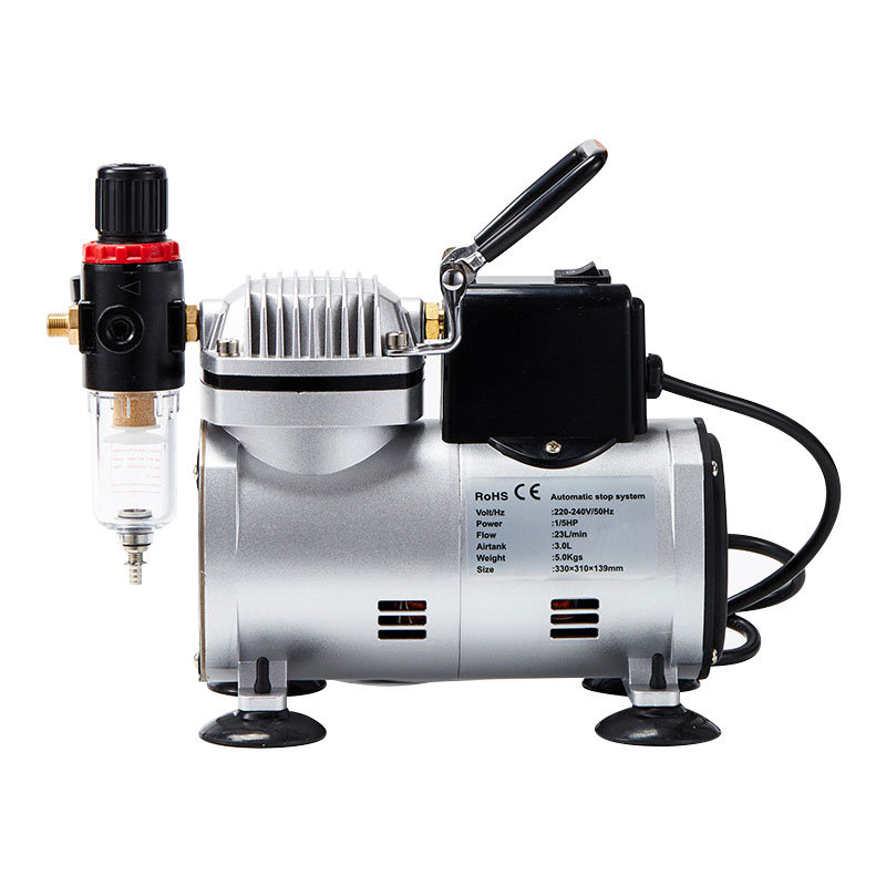 Pemampat airbrush BT-18 dan airbrush